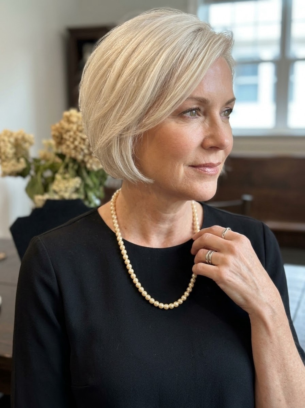 Park Lane Cream Pearl Strand Necklace